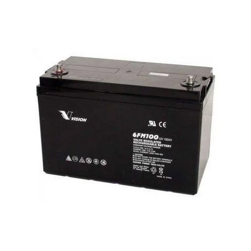 100AH 12V Deep Cycle AGM Battery (eXtra Heavy Duty 6FM100Z-X)